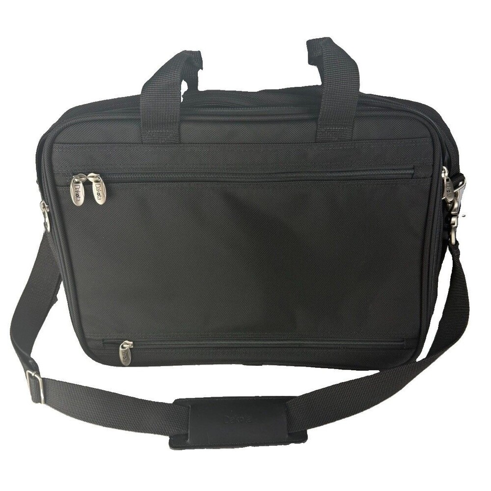 Dakota Black Laptop Briefcase Messenger Travel Carry On Business Shoulder Bag